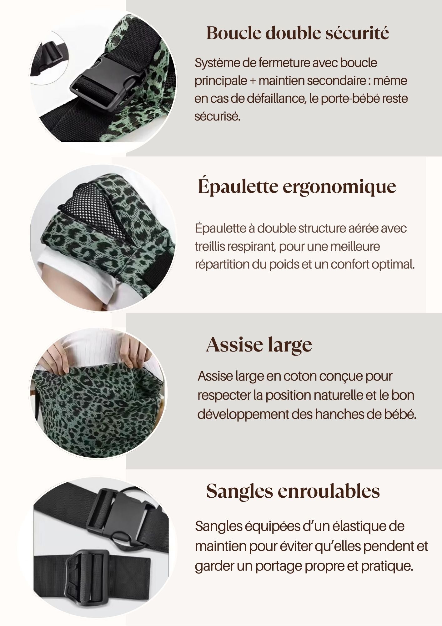 Porte-bébé NIDOU
